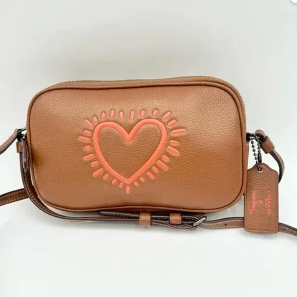 PLAY MYSTERY GAME $25/ SPOT TO WIN Coach x Keith Haring Crossbody EUC - Picture 1 of 16
